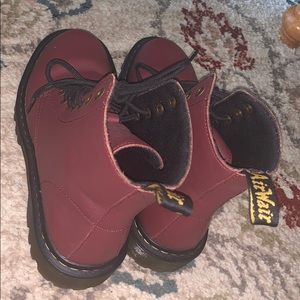 Dr martens 1460 Smooth Leather Cherry Red Boots